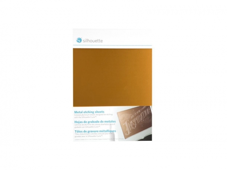 Metal Etching Sheets, Gold (12.7cm x 17.7cm)